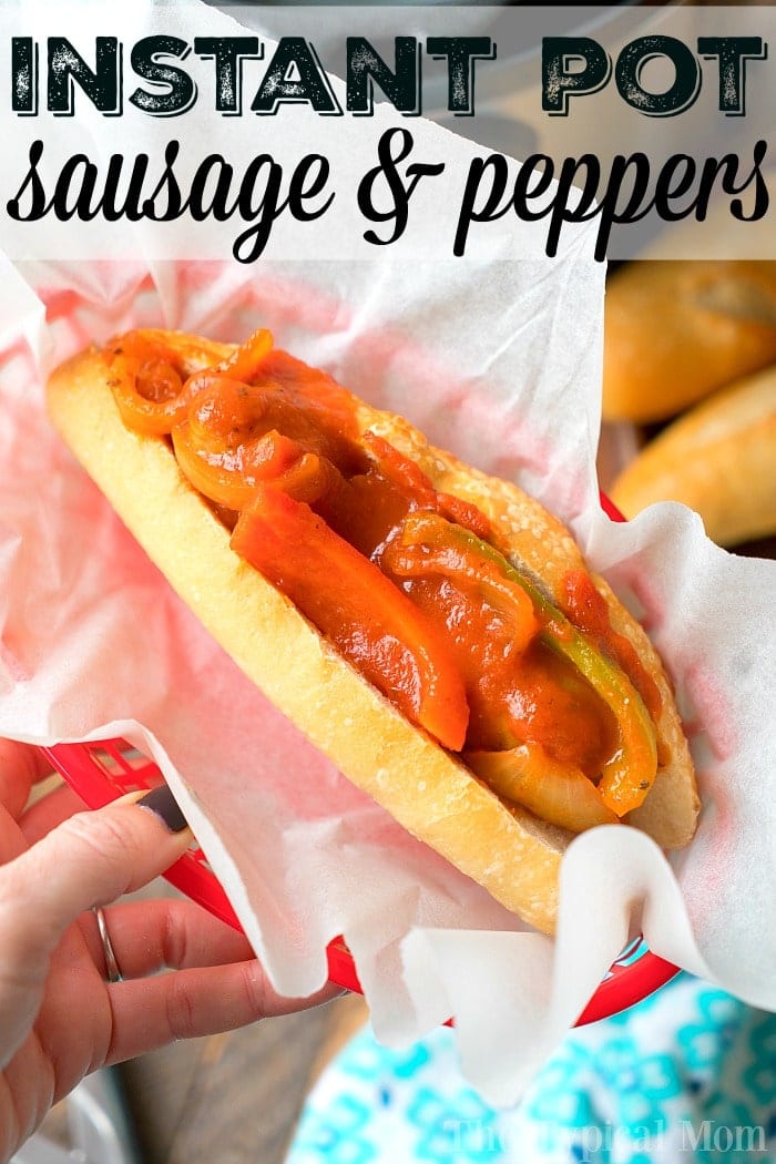 Instant Pot Sausage and Peppers - Pressure Cooking Today