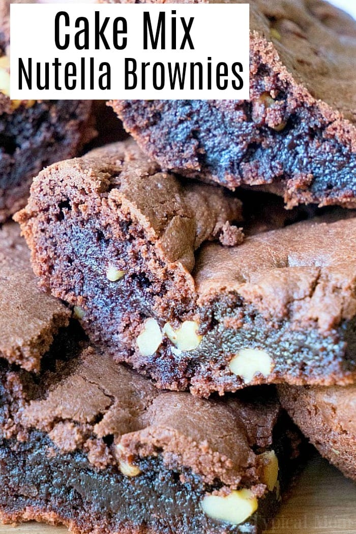 Brownies from Cake Mix Food · The Typical