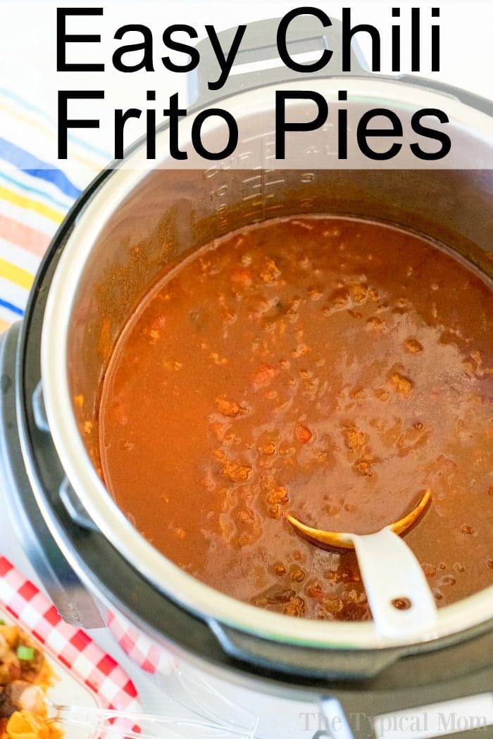 Instant Pot Chili Frito Pie - Eating in an Instant