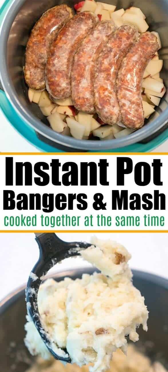 Instant Pot Brats with Beer Instant Pot Bangers and Mash