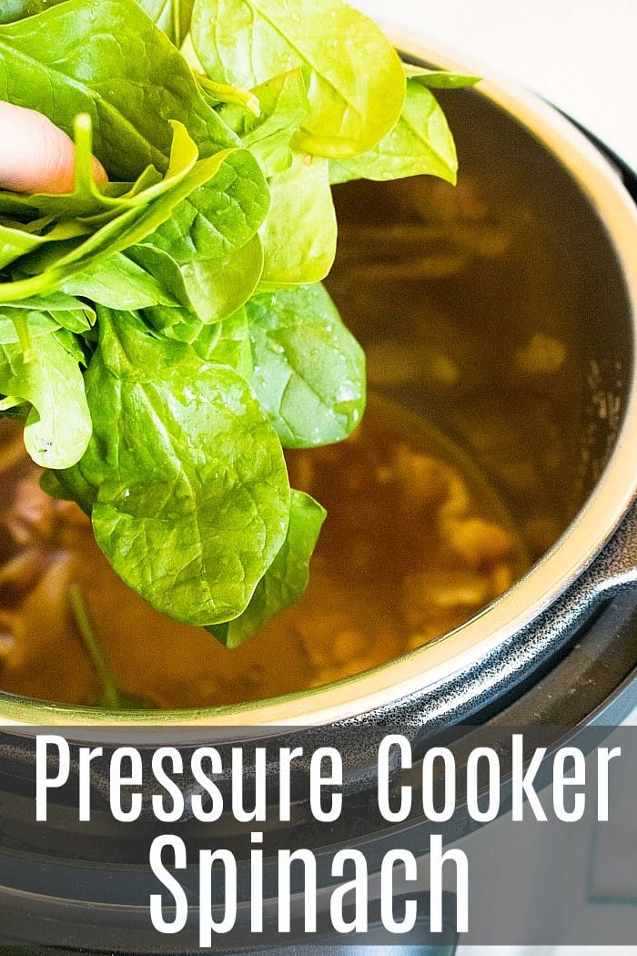 Spinach in pressure cooker new arrivals