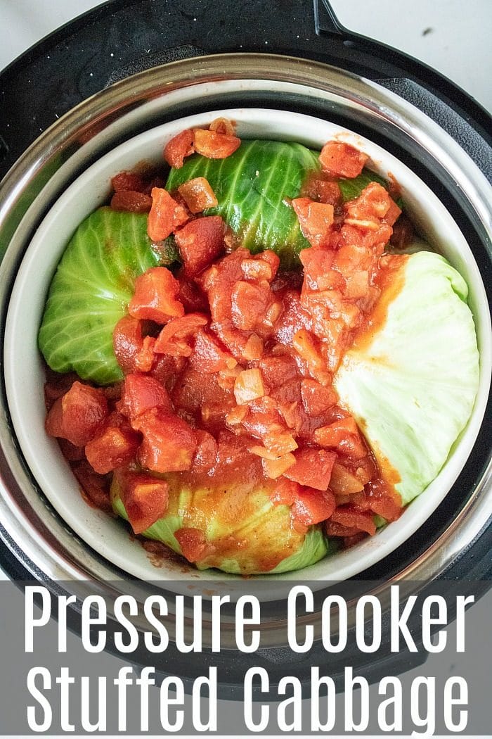 pressure cooker stuffed cabbage