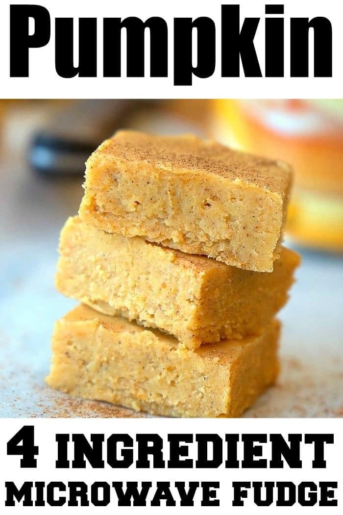 microwave pumpkin fudge