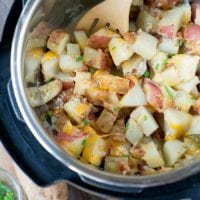 Instant Pot Cheesy Bacon Ranch Potatoes