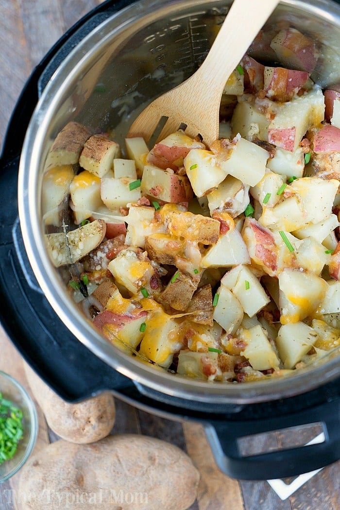 Instant Pot Cheesy Bacon Ranch Potatoes