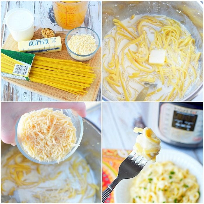 Instant Pot Fettuccine Alfredo 3