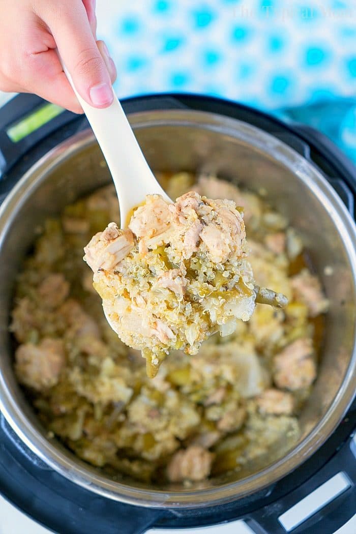 Ninja Foodi Instant Pot Chicken and Quinoa Casserole