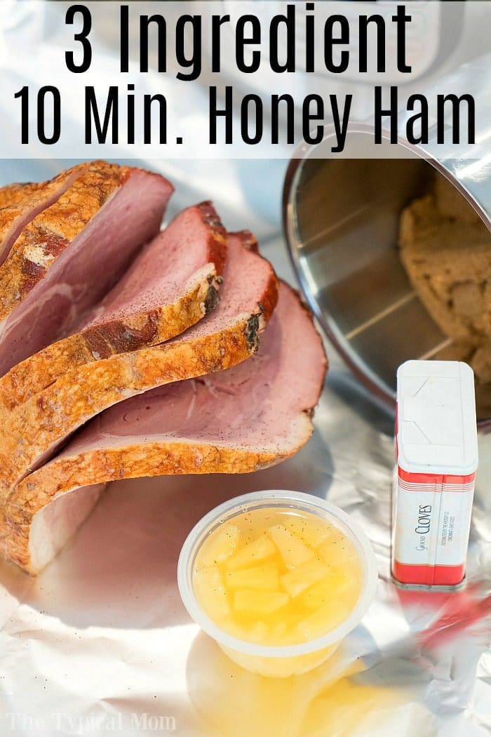 Easy Instant Pot Ham with a Honey Glaze Video