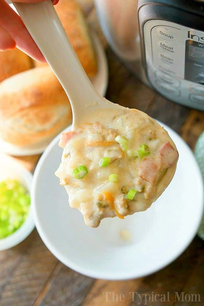 clam chowder with bacon