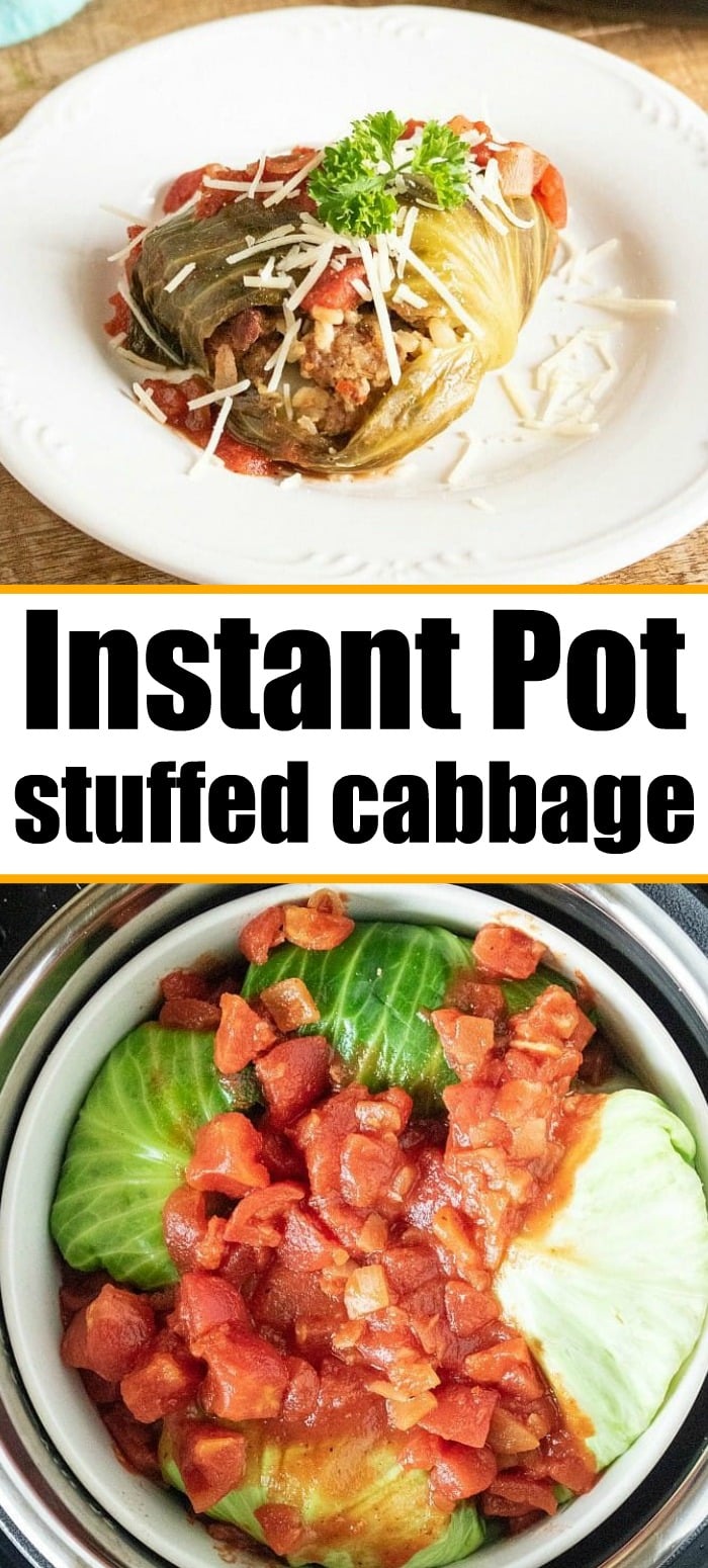 Easy Instant Pot Stuffed Cabbage - Instant Pot Cabbage Rolls