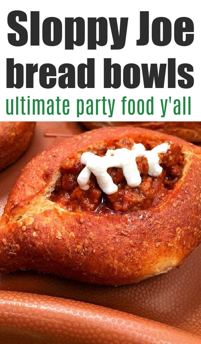 sloppy joe bread bowls