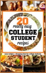 Free Printable Cookbook for College Students