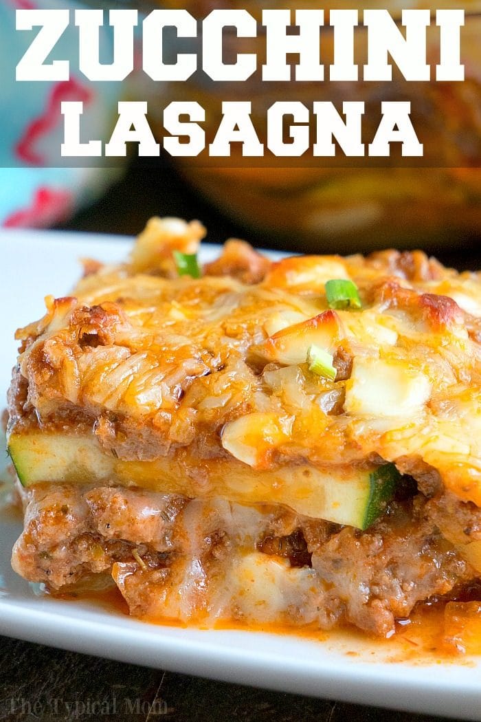 No Noodle Lasagna