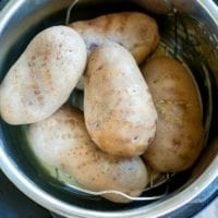 Pressure Cooker Baked Potatoes