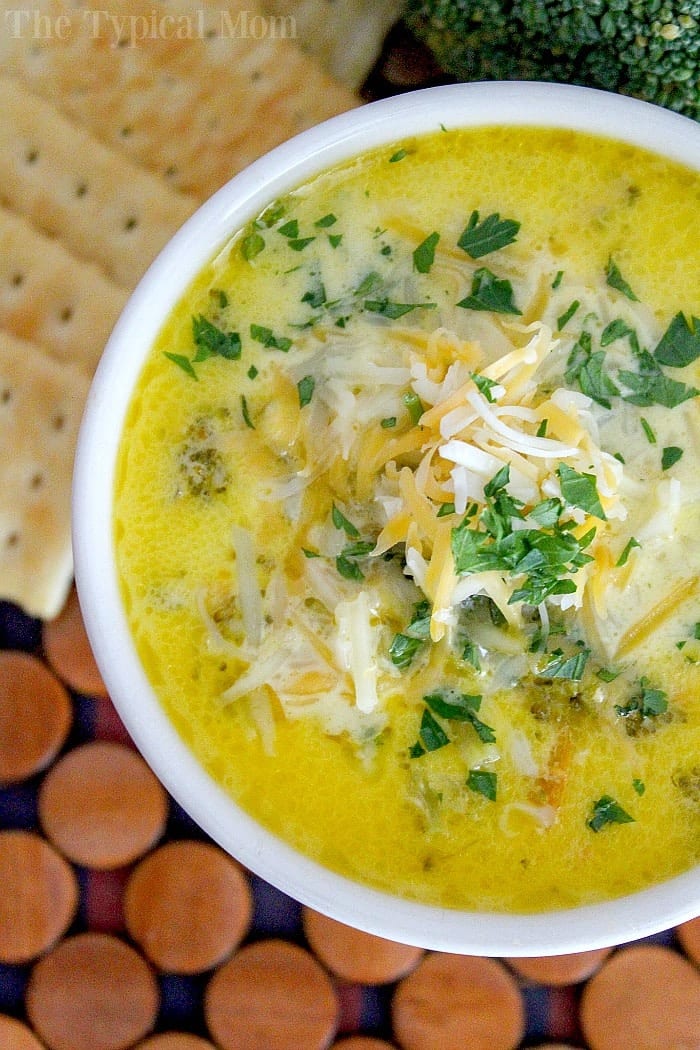 Pressure Cooker Broccoli Cheese Soup