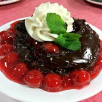 Pressure Cooker Chocolate Lava Cake