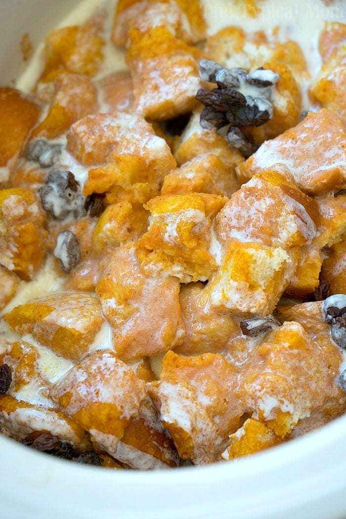 Crock pot deals bread pudding