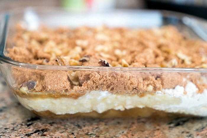 Easy Baked Apple Dump Cake - Sizzling Eats