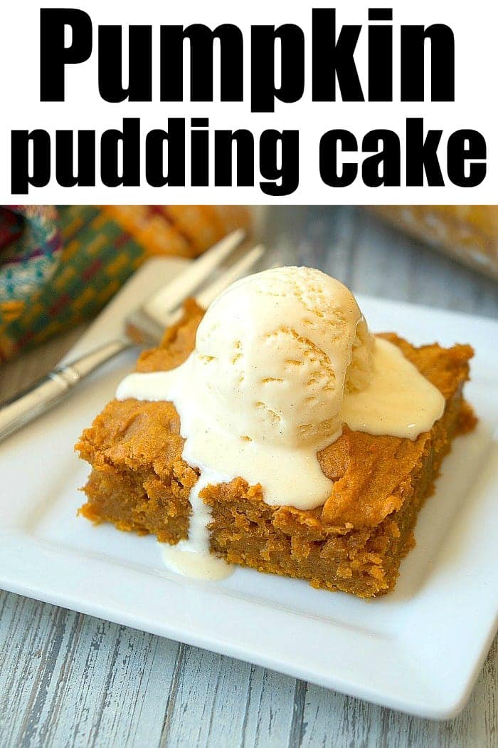 Easy Pumpkin Pudding Cake Recipe with Yellow Cake Mix