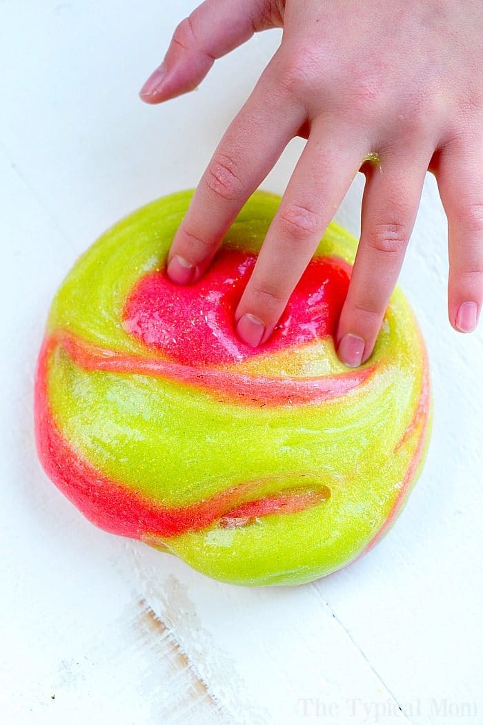 Easy Slime with Borax and Glue - Savvy Saving Couple