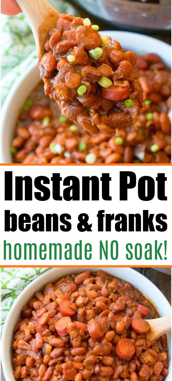 No Soak Homemade Instant Pot Beans And Franks - Ninja Foodi