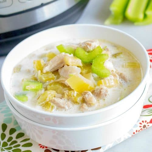 Instant Pot Cream of Celery Soup Ninja Foodi Celery Soup