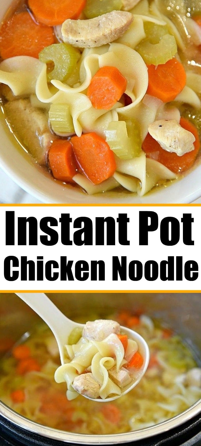 Instant Pot Chicken Noodle Soup Ninja Foodi Chicken Noodle Soup