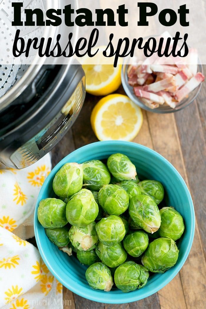 How to Pressure Cook Brussels Sprouts - Feisty Tapas