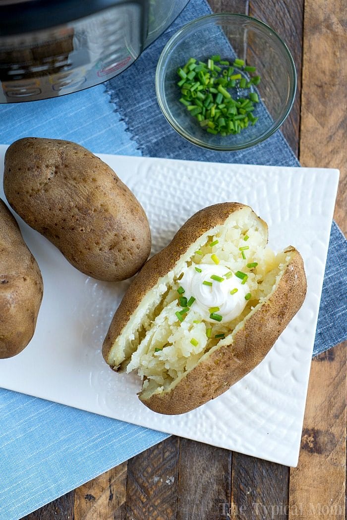 Pressure Cooker Baked Potatoes — ButterYum — a tasty little food blog