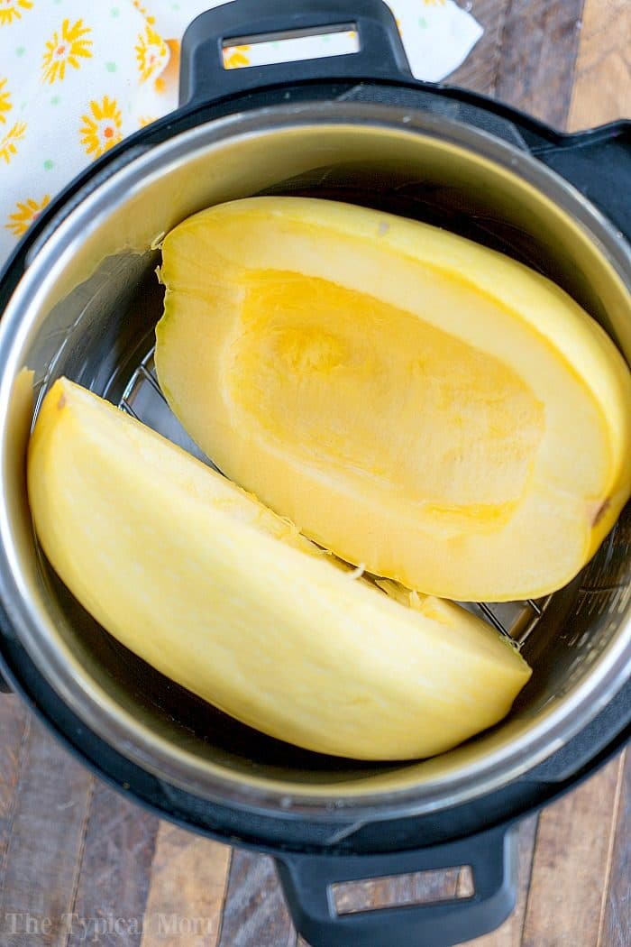 Cooking spaghetti squash in instant 2024 pot