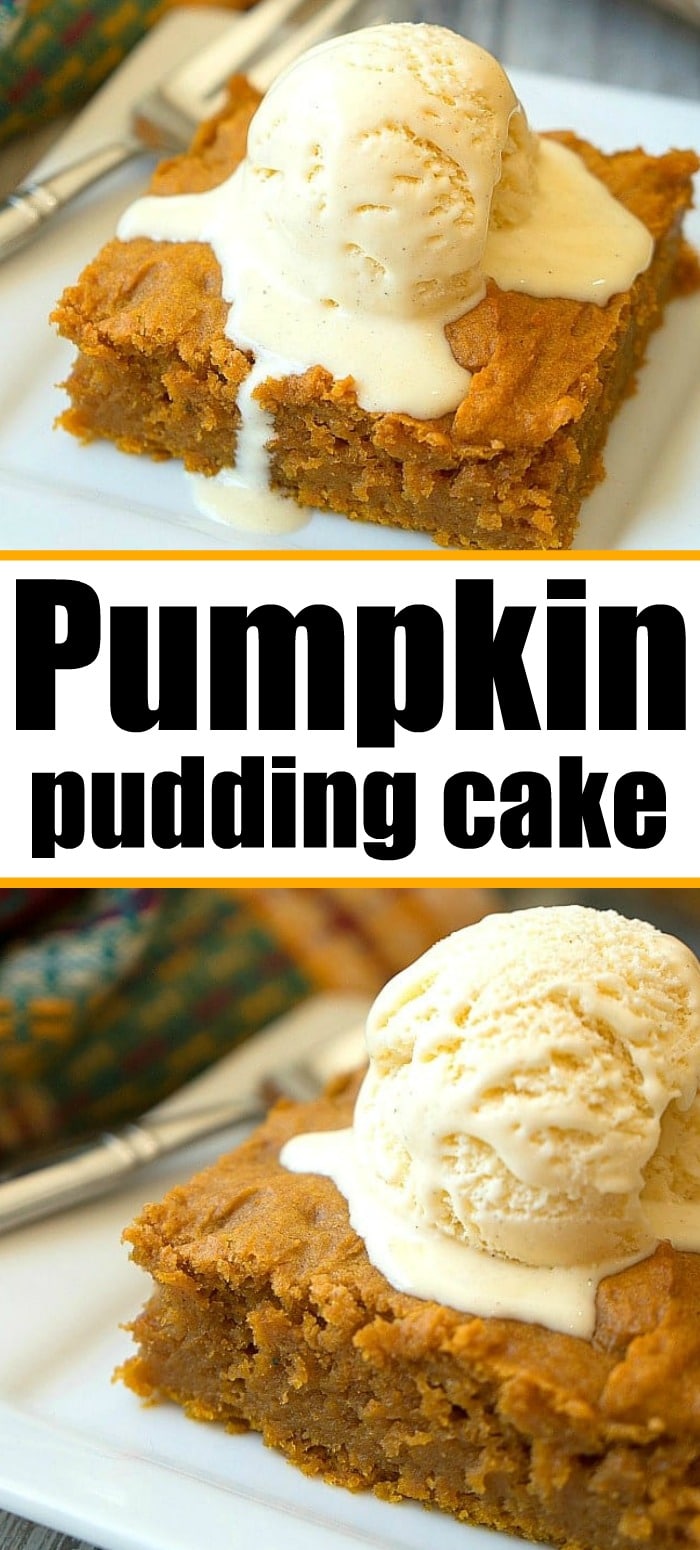 Easy Pumpkin Pudding Cake Recipe with Yellow Cake Mix