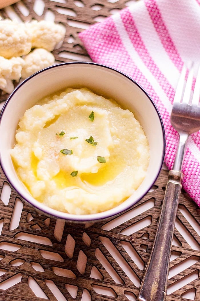 ninja foodi cauliflower mashed potatoes