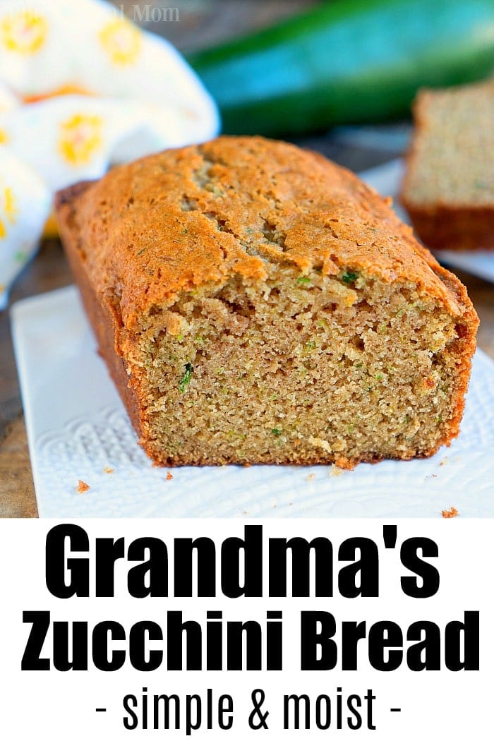 Moist Zucchini Bread Recipe 