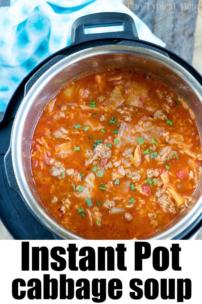 Instant Pot Pressure Cooker Cabbage Soup Ninja Foodi Cabbage Soup