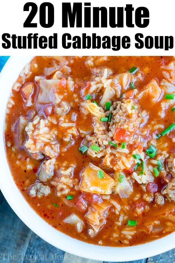 Instant Pot Pressure Cooker Cabbage Soup - Ninja Foodi Cabbage Soup