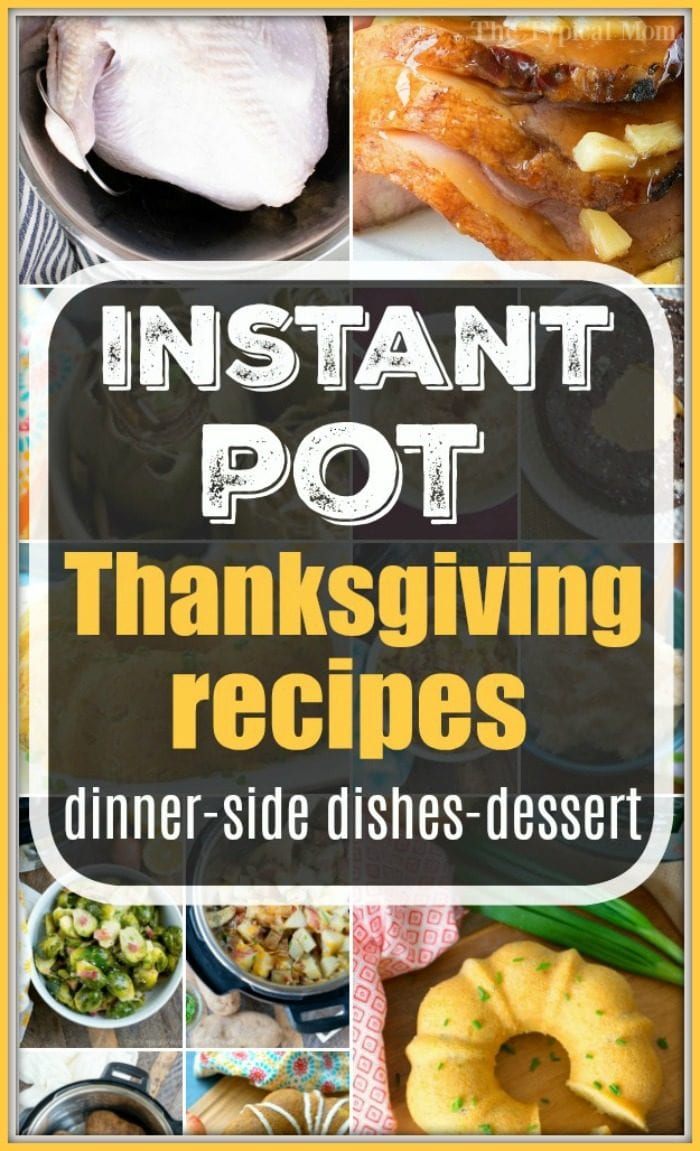 instant pot thanksgiving sides