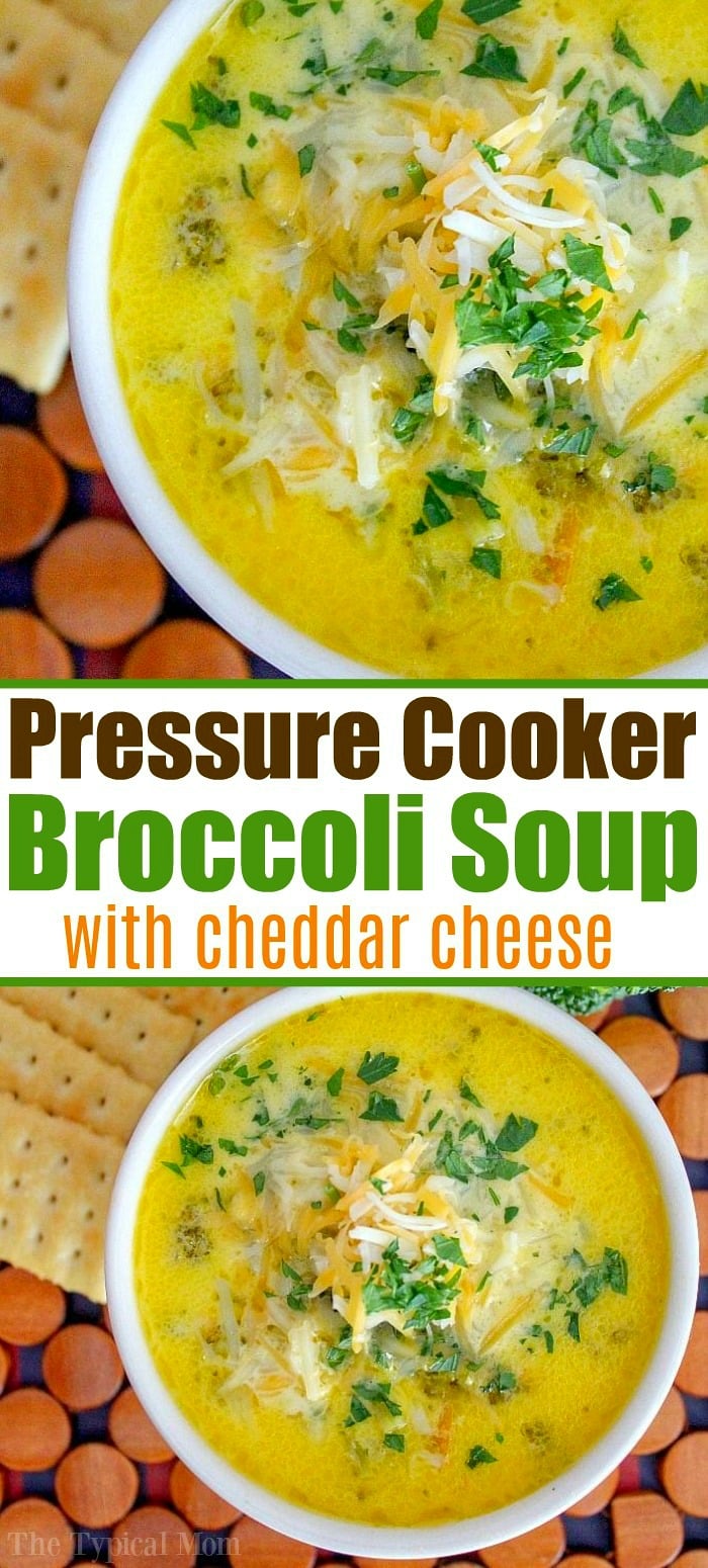 Pressure Cooker Broccoli Soup Ninja Foodi Broccoli Cheese Soup