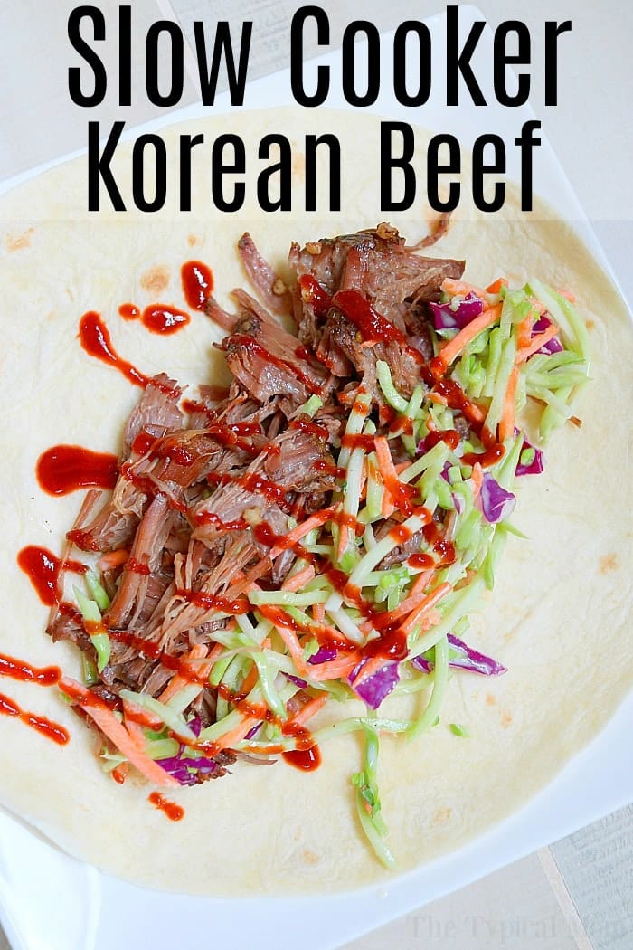 Easy Chuck Roast Slow Cooker Korean Beef Recipe