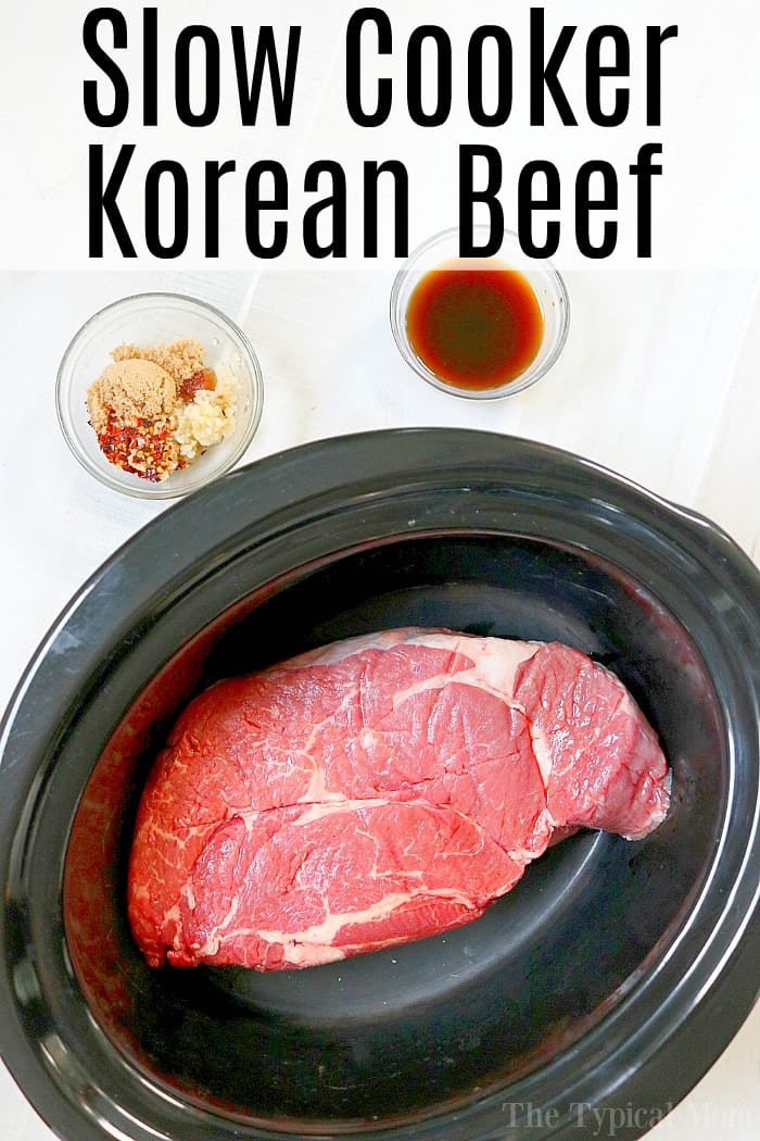 Easy Chuck Roast Slow Cooker Korean Beef Recipe