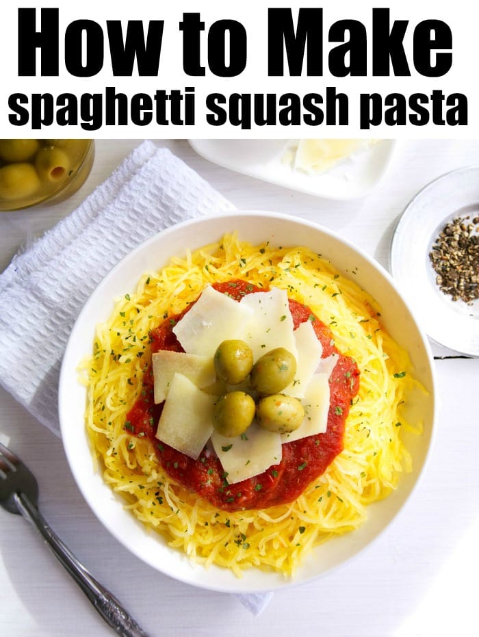 spaghetti squash spaghetti