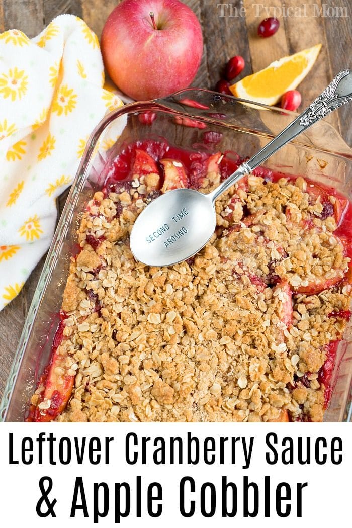 Leftover Cranberry Recipe - Leftover Cranberry Sauce Cobbler