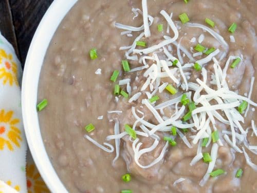 Pressure Cooker Refried Beans