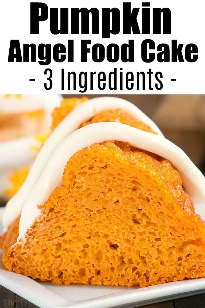 Pumpkin Angel Food Cake