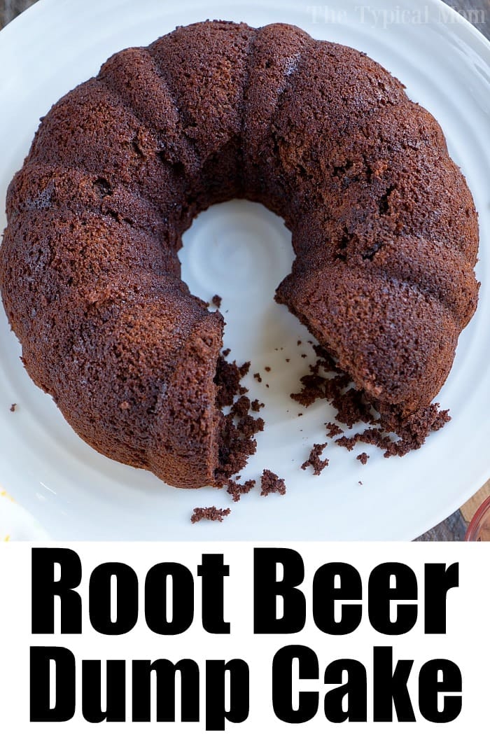 2 Ingredient Root Beer Cake with Cake Mix and Soda