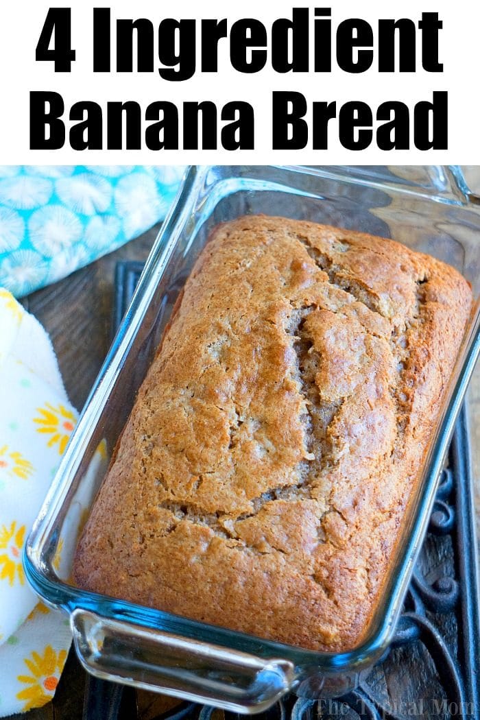 Banana Bread Made With Cake Mix