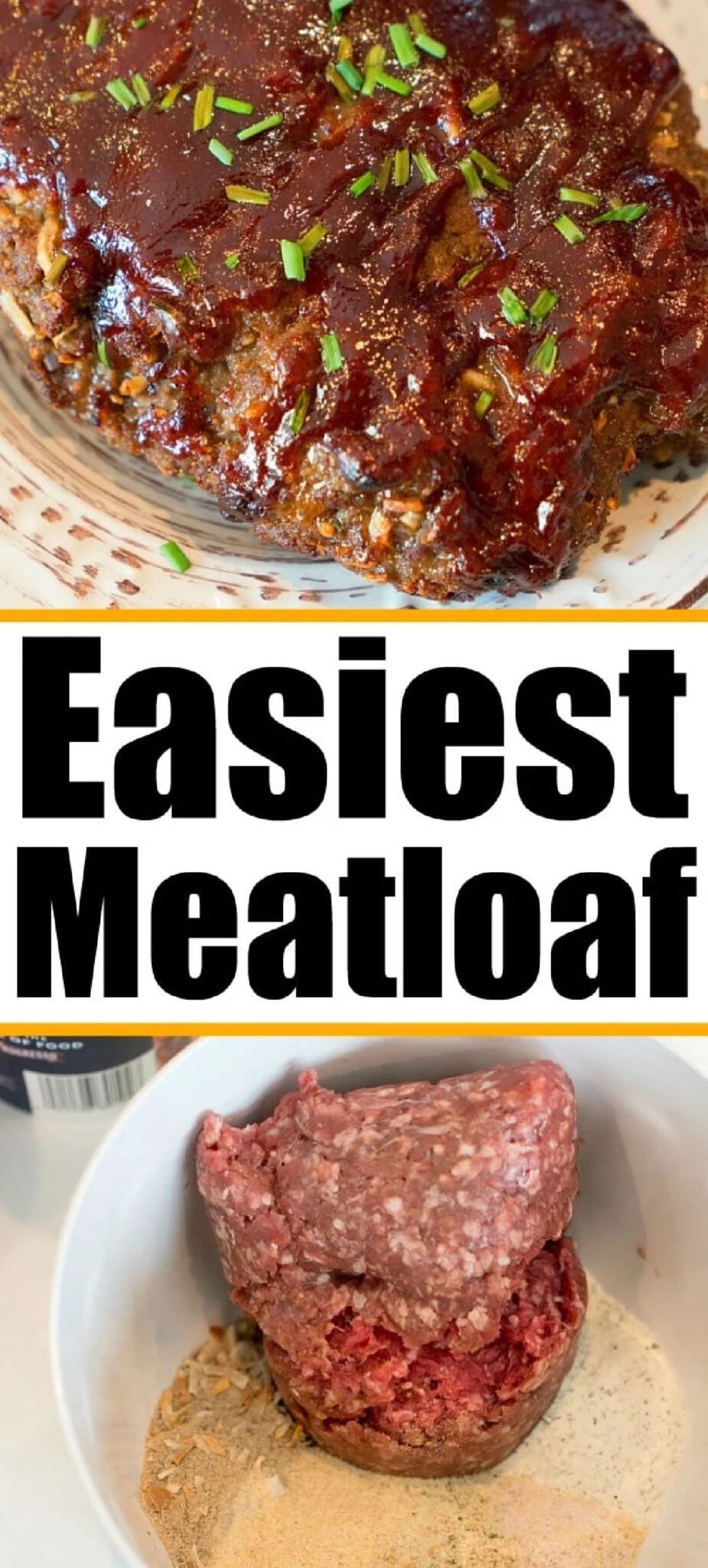 1 Lb Quick Meatloaf Recipe with Onion Soup Mix - 5 Ingredients