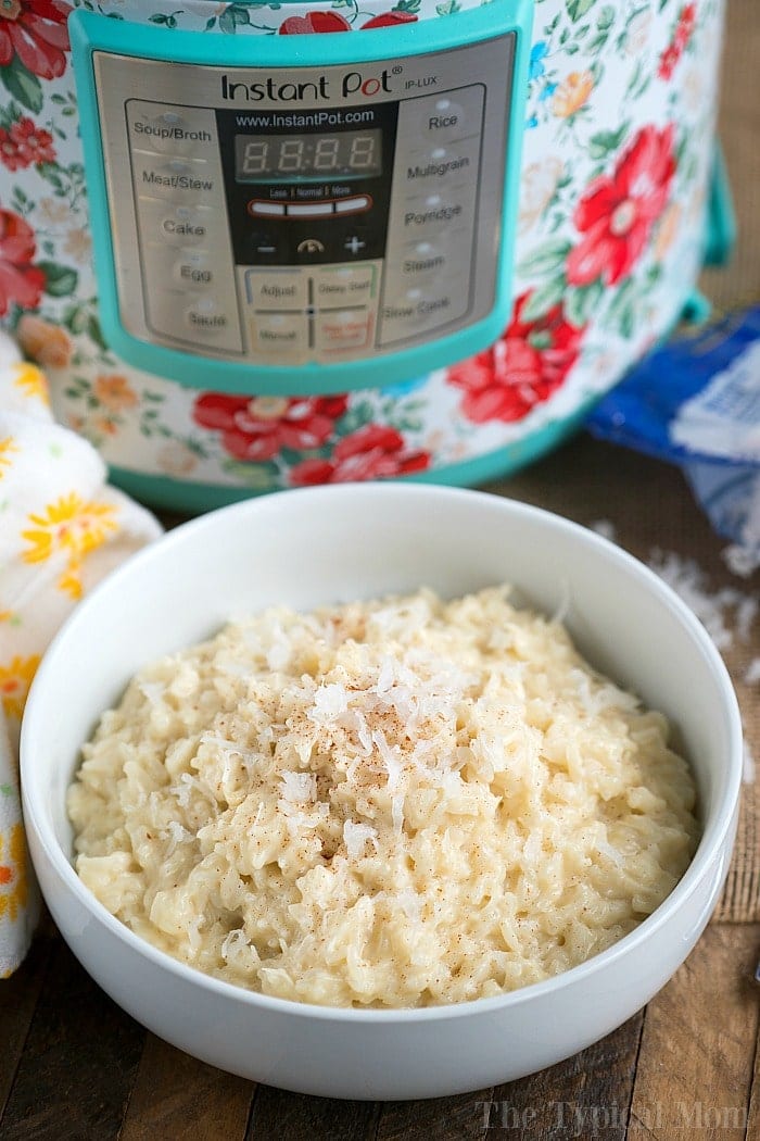 Instant Pot Pressure Cooker Cococnut Rice Pudding - Ninja Foodi