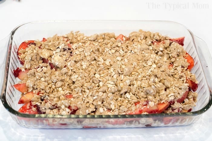 cranberry apple crumble