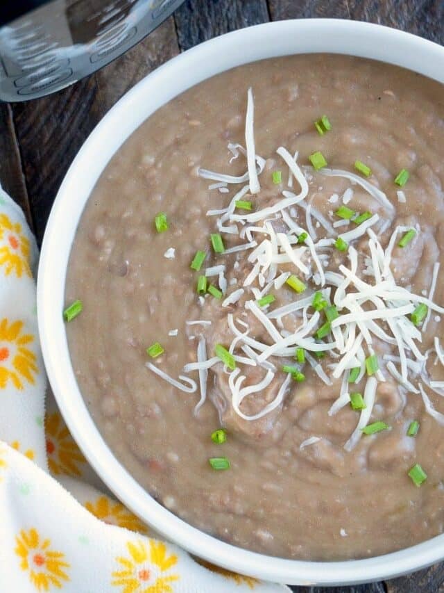Instant Pot Mexican Beans No Soak · The Typical Mom