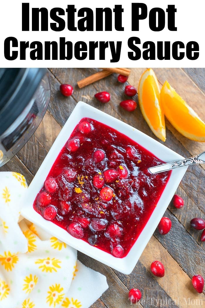 easy instant pot cranberry sauce